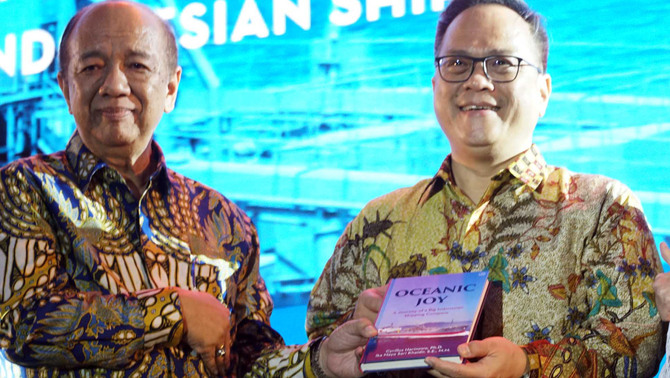 Peluncuran Buku Oceanic Joy A Journey Of A Big Indonesian Shipping