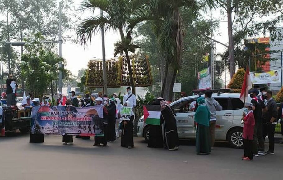 Peduli Palestina Masyarakat Kota Tangerang Gelar Aksi Dan Kumpulkan Donasi