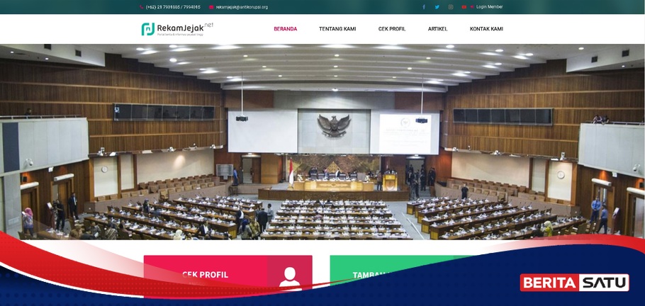 ICW Luncurkan Situs Rekam Jejak Caleg 2019