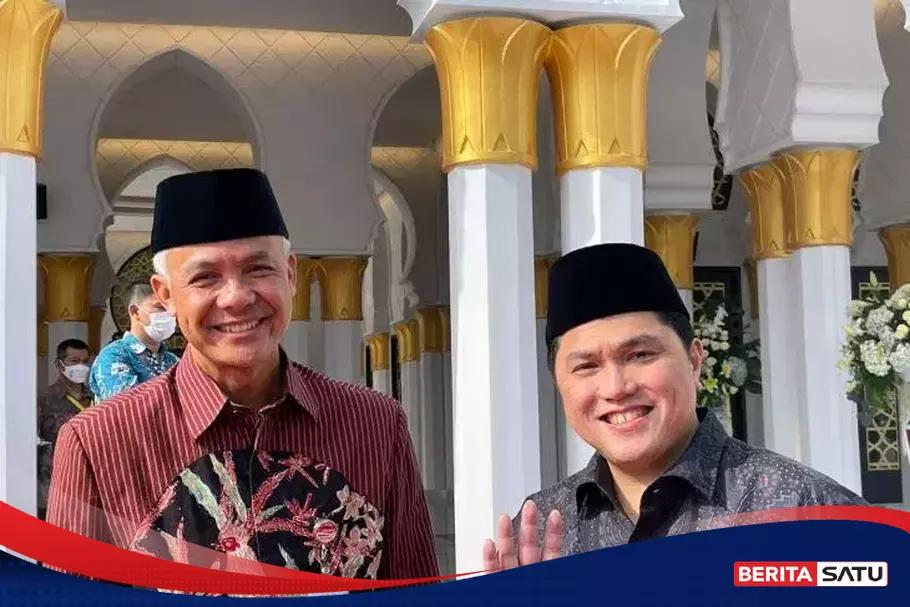 Duet Ganjar Pranowo Dan Erick Thohir Dinilai Bakal Wujudkan Indonesia