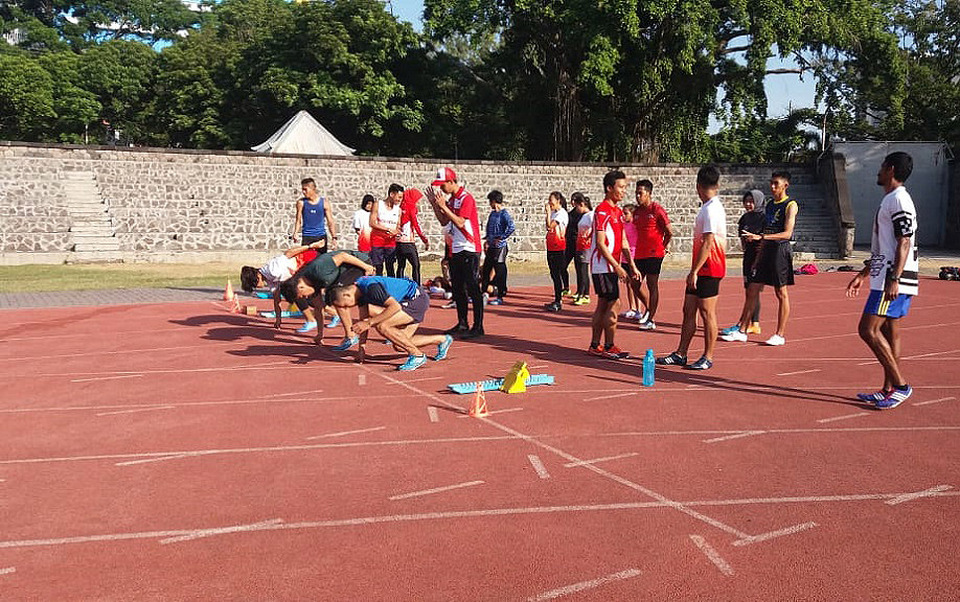 Latihan Kontingen Indonesia Untuk Asian Para Games 2018