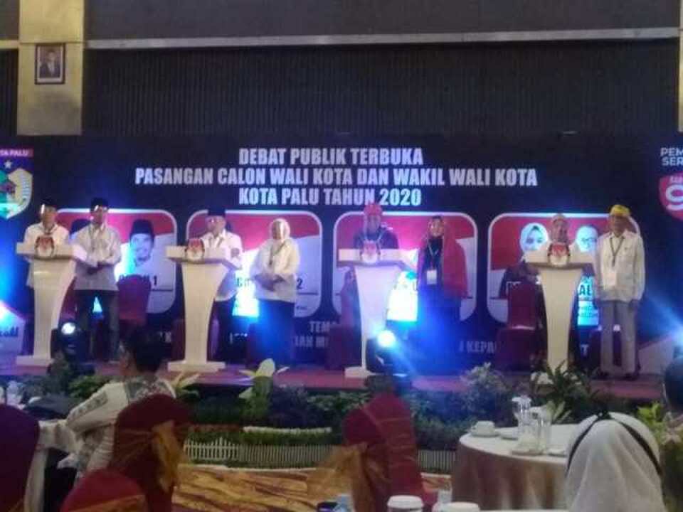 Masalah Penanganan Kota Palu Pascabencana Warnai Debat Pemilihan Wali Kota