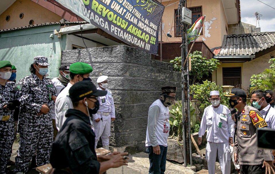 Markas FPI Di Petamburan Sepi Setelah Rizieq Tersangka