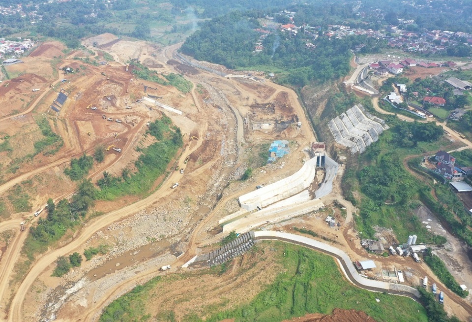 Progres Fisik Pembangunan Bendungan Sukamahi Dan Ciawi Capai