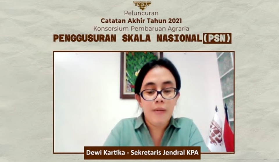 KPA Catat 207 Konflik Agraria Sepanjang 2021