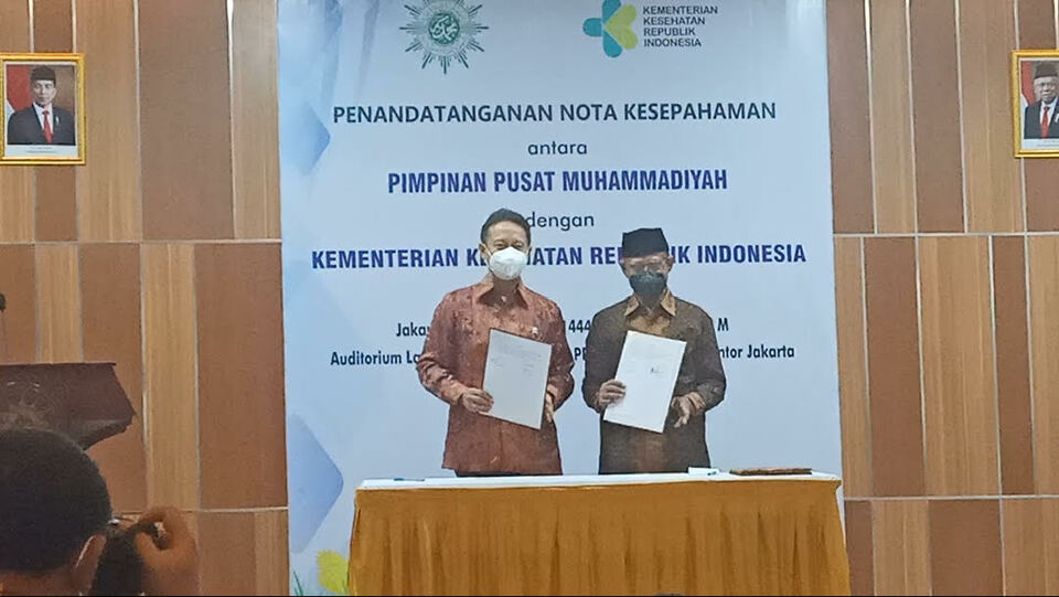 Kemenkes Dan Muhammadiyah Teken Mou Transformasi Sektor Kesehatan