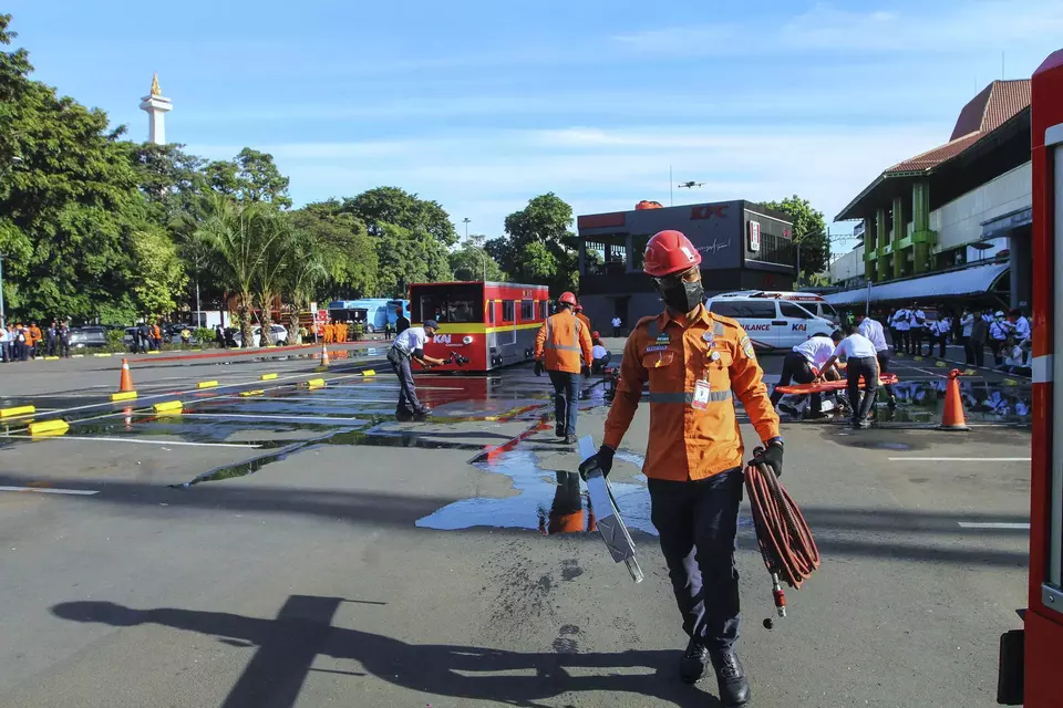 Apel Gelar Pasukan Angkutan Lebaran 2023 Di Stasiun Gambir