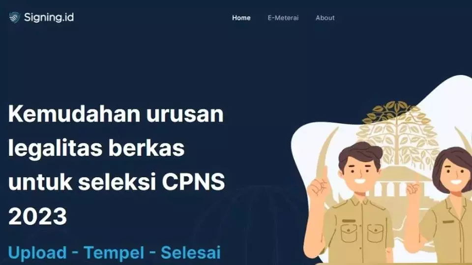 Pendaftaran Casn Dibuka September Sediakan Meterai Digital