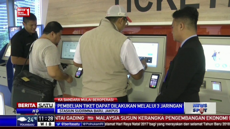 Pembayaran Tiket Kereta Bandara Sistem Nontunai