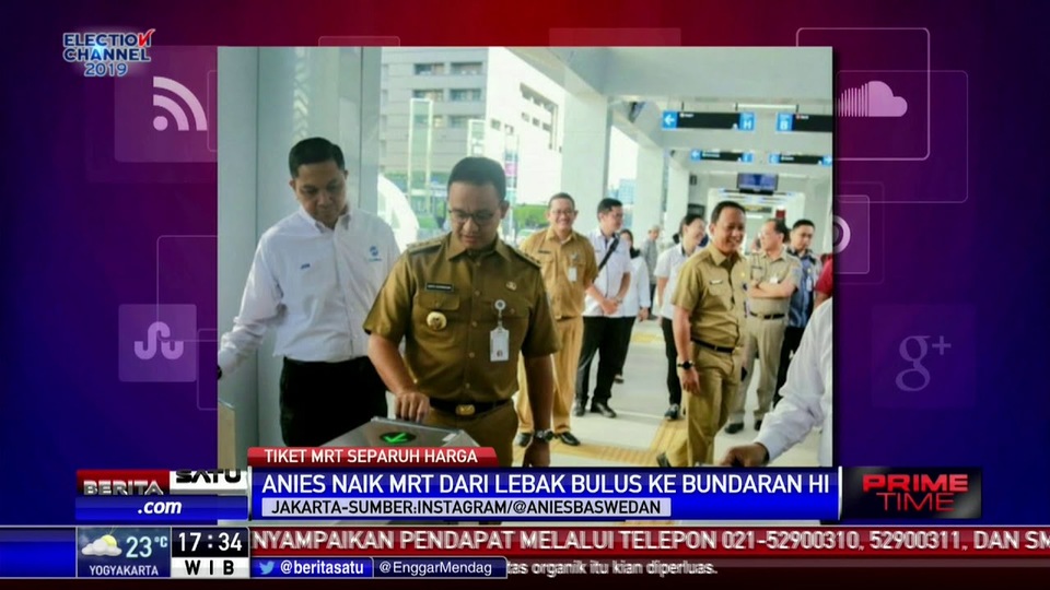 Anies Baswedan Naik Mrt Ke Balaikota