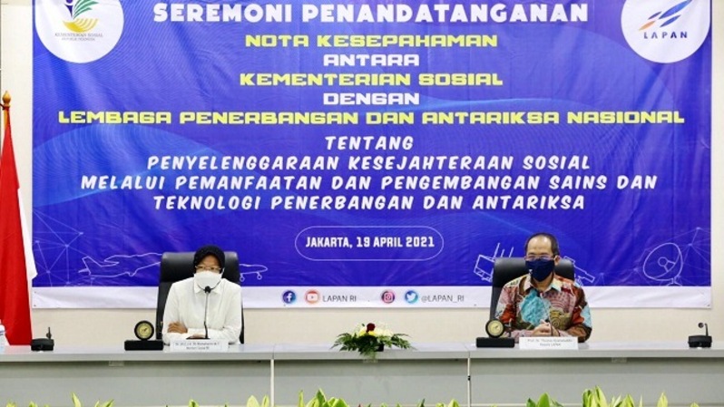 Kemsos Lapan Bersinergi Percepat Pembangunan Kesejahteraan Sosial