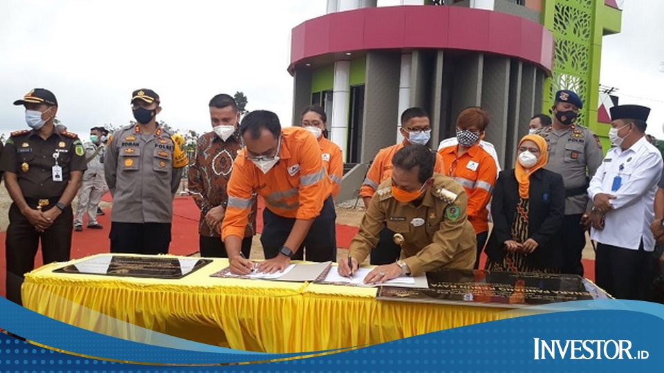 Tambang Emas Martabe Serah Terima Menara Pandang Kebun Raya Sipirok