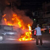 Akibat Korsleting Listrik, Mobil Terbakar di Surabaya