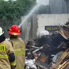 Ditinggal Mudik, Puluhan Rumah Semipermanen di Pademangan Ludes Terbakar