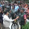 Menhan Prabowo Serahkan 1.415 Motor Trail ke Babinsa di Kodam XIV Hasanuddin