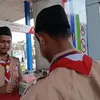 Hari Pramuka, Petugas SPBU di Cibubur Pakai Seragam Pramuka