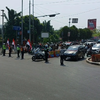 Detik-detik Proklamasi 17 Agustus, Kendaraan di Jalan Margonda Depok Berhenti