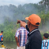 Warga Sebanggau Palangkaraya Panik, Kebakaran Lahan Dekati Permukiman