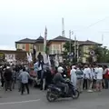 Unjuk Rasa di Polda Lampung, Massa Tuntut Ketua RT Dibebaskan