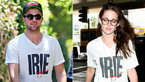 Kristen Stewart Memakai Kaos Robert Pattinson