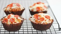Uniknya Sarapan Pizza Cupcakes