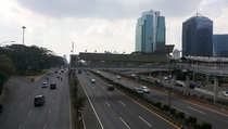 Sejumlah Ruas Jalan dalam Kota Jakarta Lengang