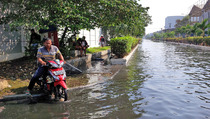 Banjir Rob Kawasan Pelabuhan Perikanan Muara Baru