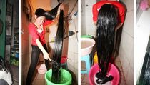 Wanita China Miliki Rambut Hingga 2 Meter 