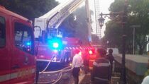 Api di Gedung Setneg Padam