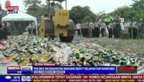 Jelang Ramadhan Polres Musnahkan Barang Bukti Kejahatan Narkoba