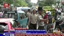 Ratusan Warga Protes Pilkada Ulang 