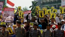 Aksi Solidaritas Mesir di Jakarta
