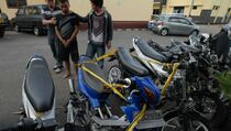 ‎​Buser Polres Kupang Kota Lumpuhkan Residivis Curanmor