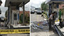 ATM di Malang Diledakkan dengan Bom Rakitan