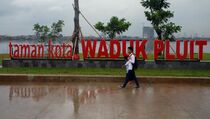 Jokowi Resmikan Jembatan dan Lapangan Sepak Bola di Taman Waduk Pluit