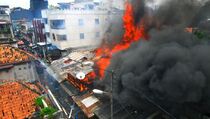 Pemukiman Padat di Bogor Terbakar