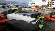Pelabuhan Merak Sepi di Siang Hari