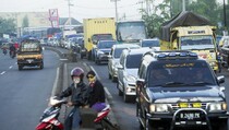 Pukul 08.00 WIB, Arus Lalin di Cikalong Mulai Lancar