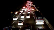 Kemacetan di Tol Cikampek