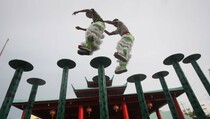 Latihan Jelang Kejuaraan Barongsai Internasional