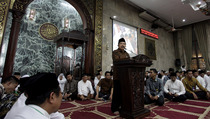 Ribuan Jemaah Hadiri Doa Bersama untuk Jokowi-JK  di Masjid Sunda Kelapa 