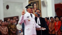 Dilantik Jadi Gubernur, Basuki: Ini Keajaiban Dunia