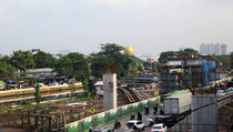 Jalur Hijau di Jakut Rusak Parah Terkena Proyek Akses Tol Priok