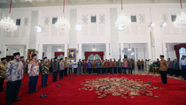 Pelantikan Kepala BKPM, BNP2TKI dan ASN oleh Presiden