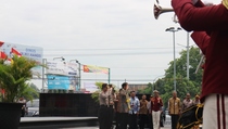 Jokowi Hadiri Apel Kasatwil Polri  2014 di Akpol Semarang