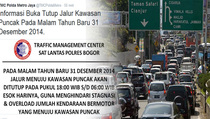 Jalur Puncak Pagi dan Sore Satu Arah