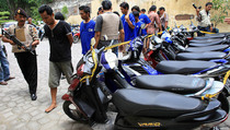  Polres Sumedang Sita 19 Motor Curian