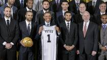 Obama Sambut Juara NBA 2014 di Gedung Putih