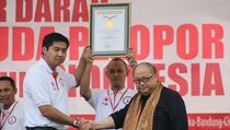 Gelar Donor Darah  di 25 Kabupaten/Kota, TMP Dapat Rekor Muri
