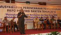 Plt Gubernur Banten Tekankan Tiga Poin Fokus Musrenbang 2016